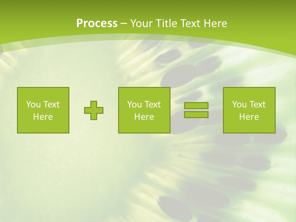 Extreme Groceries Kiwi PowerPoint Template