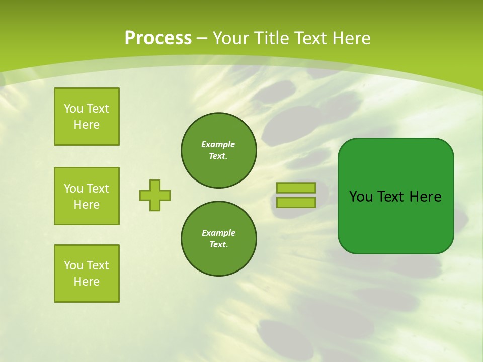 Extreme Groceries Kiwi PowerPoint Template