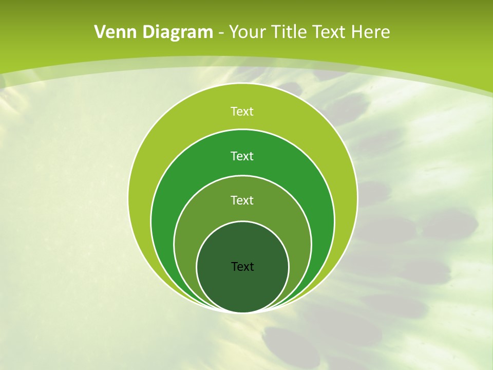Extreme Groceries Kiwi PowerPoint Template