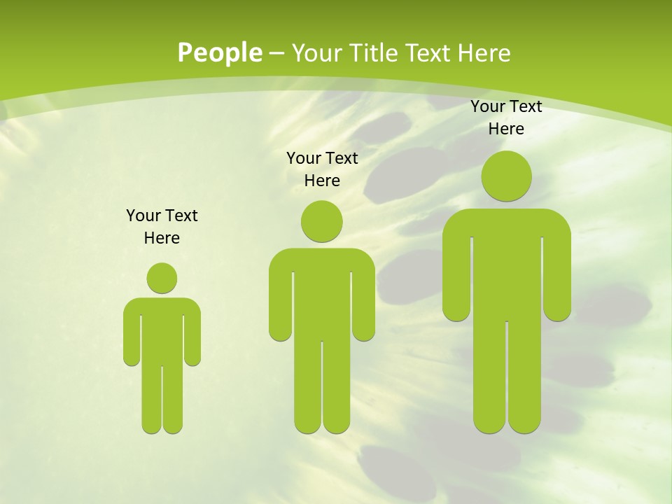 Extreme Groceries Kiwi PowerPoint Template