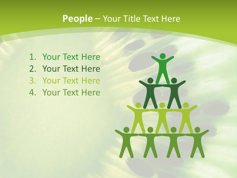 Extreme Groceries Kiwi PowerPoint Template