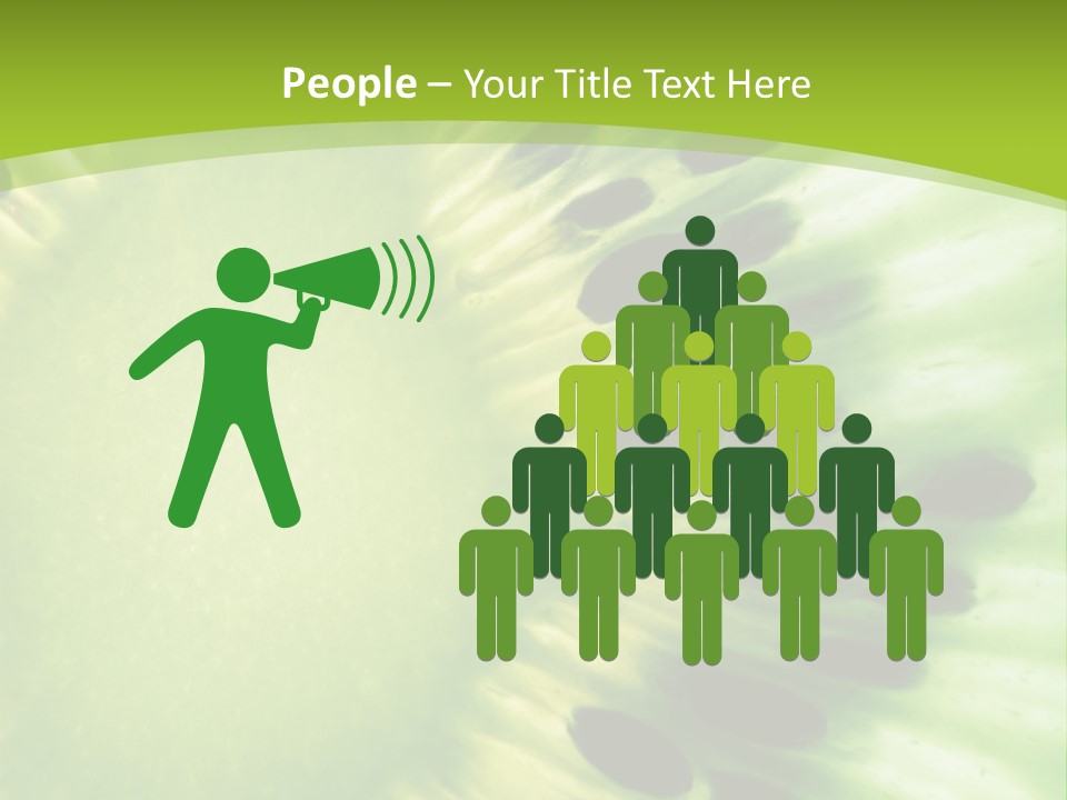 Extreme Groceries Kiwi PowerPoint Template