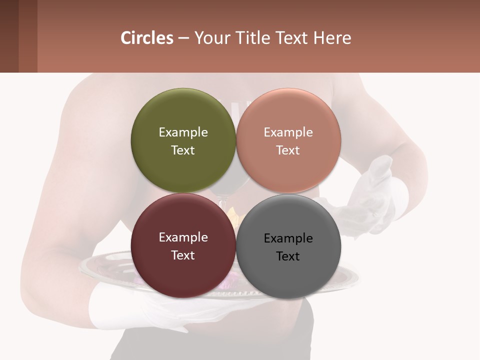 Man Waiter Beautiful PowerPoint Template