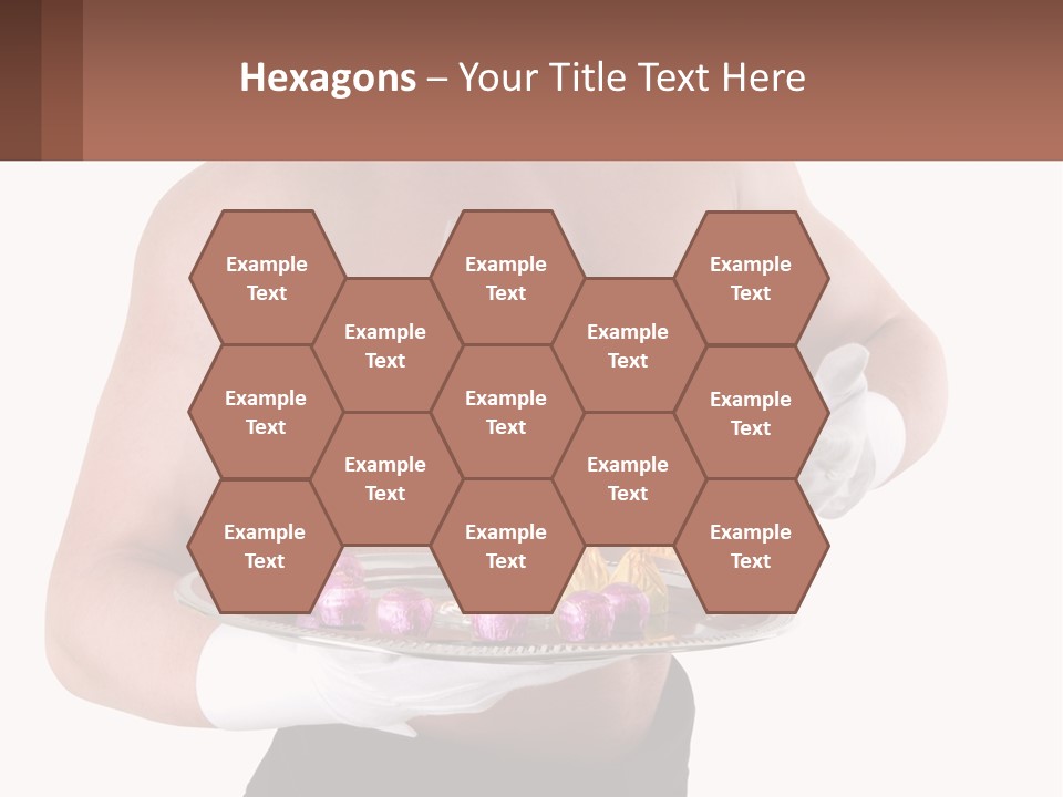 Man Waiter Beautiful PowerPoint Template