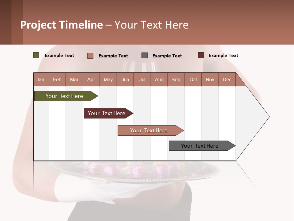 Man Waiter Beautiful PowerPoint Template