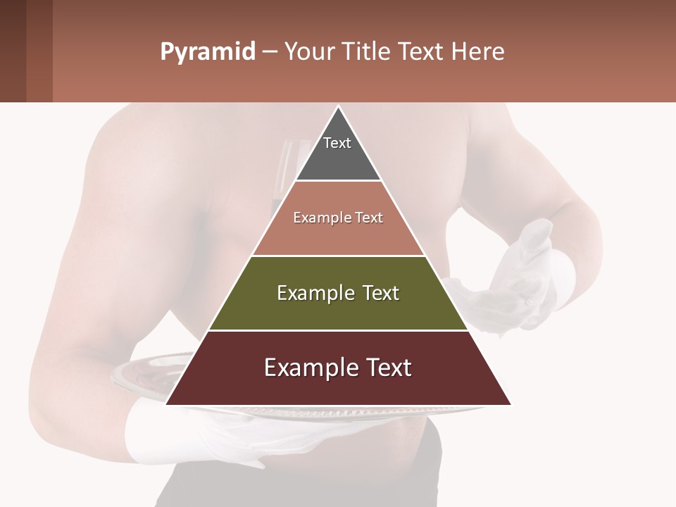 Man Waiter Beautiful PowerPoint Template