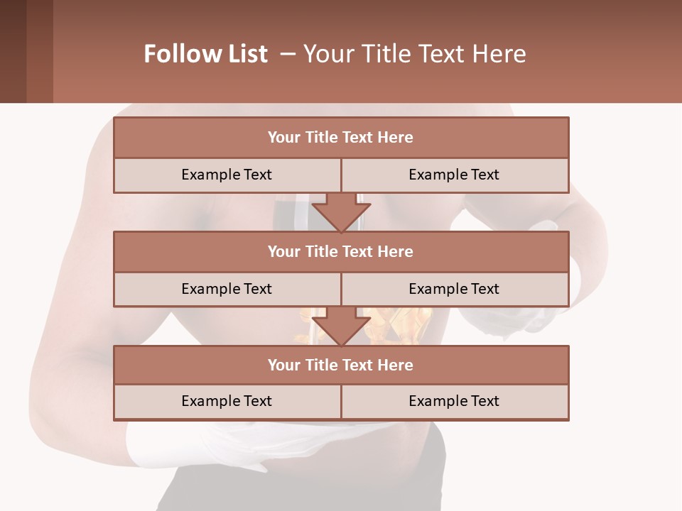 Man Waiter Beautiful PowerPoint Template