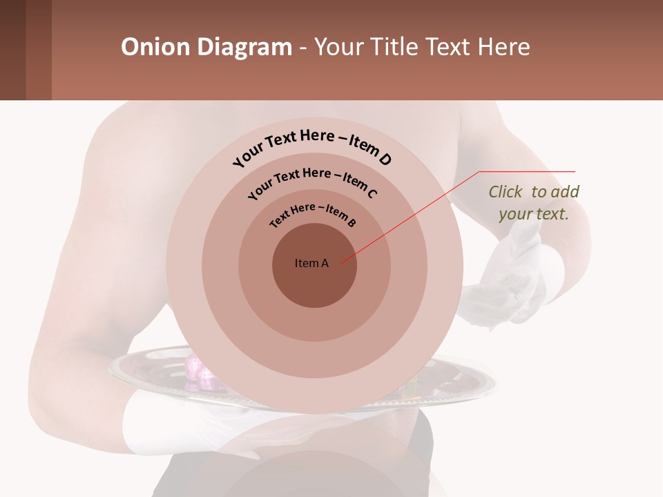 Man Waiter Beautiful PowerPoint Template