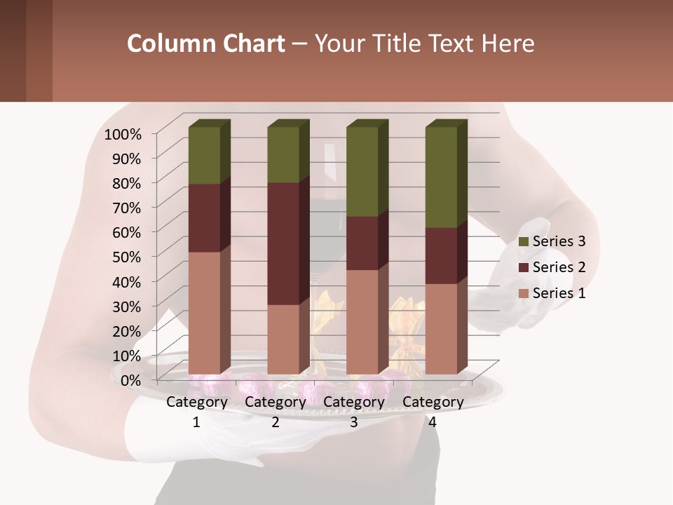 Man Waiter Beautiful PowerPoint Template