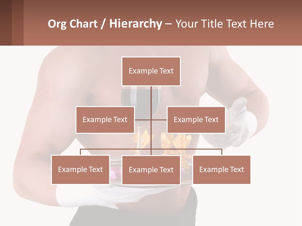 Man Waiter Beautiful PowerPoint Template