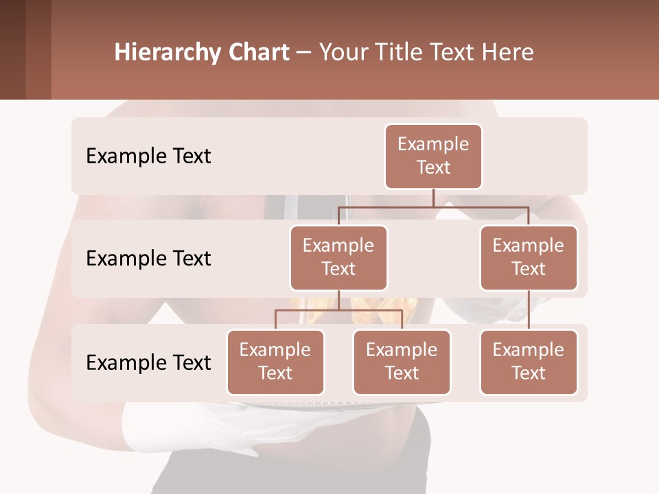 Man Waiter Beautiful PowerPoint Template