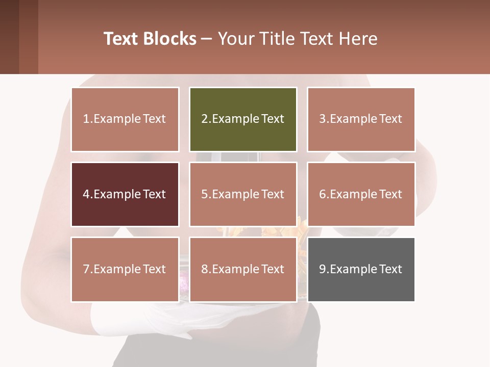 Man Waiter Beautiful PowerPoint Template