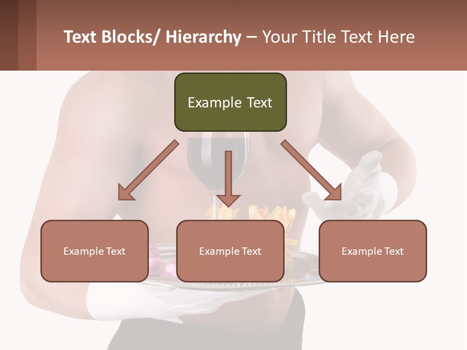 Man Waiter Beautiful PowerPoint Template