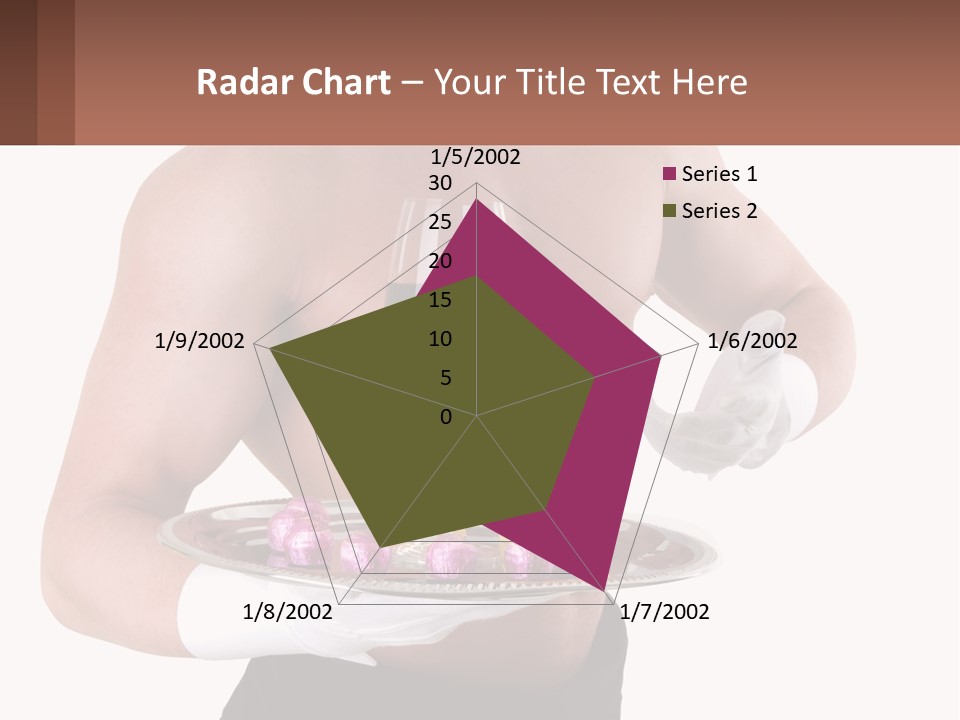 Man Waiter Beautiful PowerPoint Template