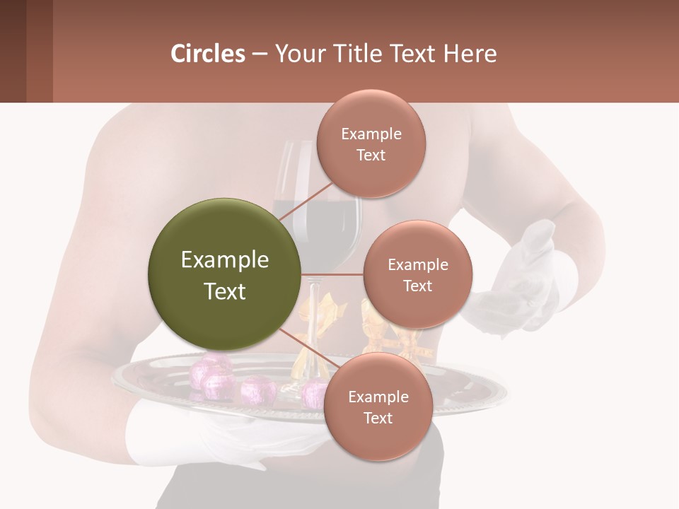 Man Waiter Beautiful PowerPoint Template