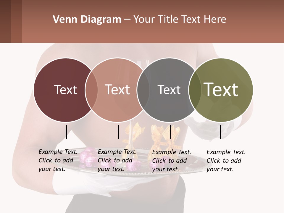 Man Waiter Beautiful PowerPoint Template