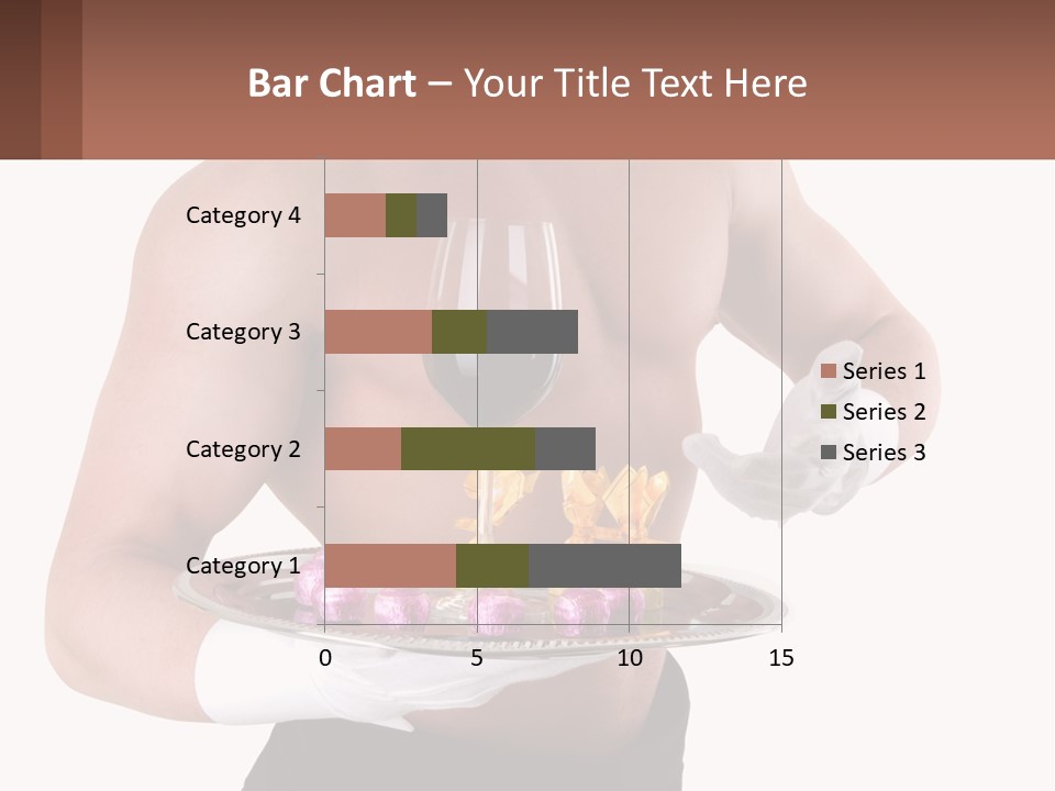 Man Waiter Beautiful PowerPoint Template