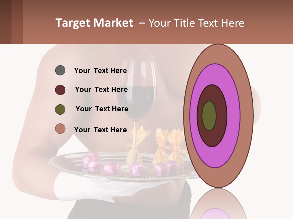 Man Waiter Beautiful PowerPoint Template