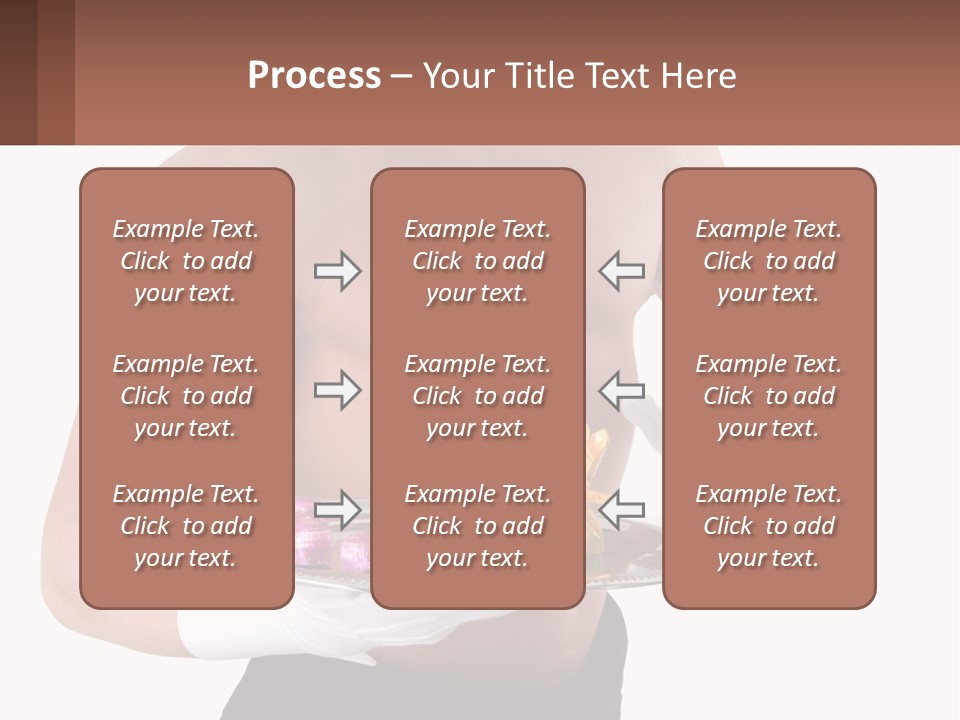 Man Waiter Beautiful PowerPoint Template