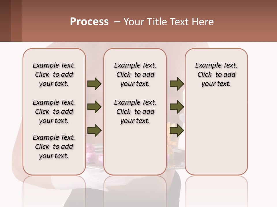 Man Waiter Beautiful PowerPoint Template