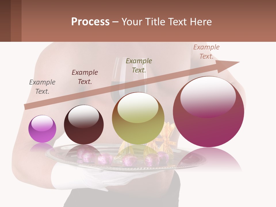 Man Waiter Beautiful PowerPoint Template