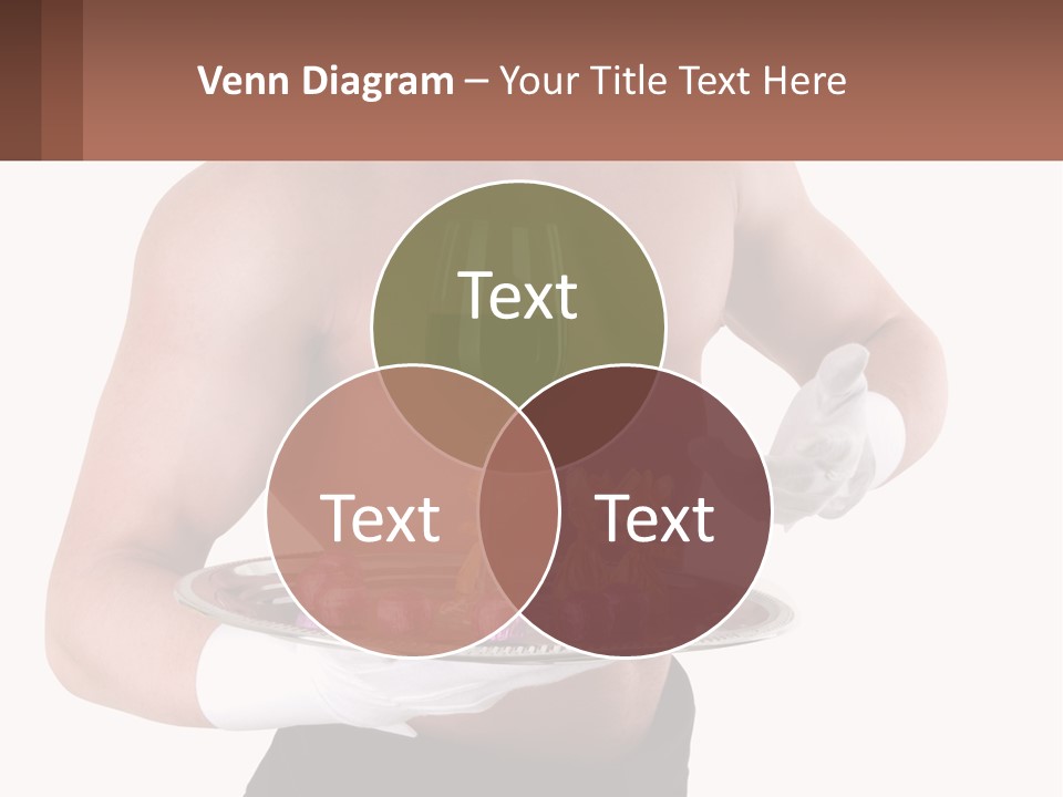 Man Waiter Beautiful PowerPoint Template