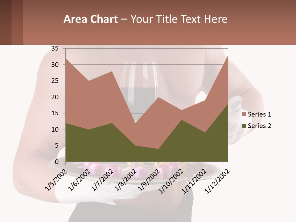 Man Waiter Beautiful PowerPoint Template