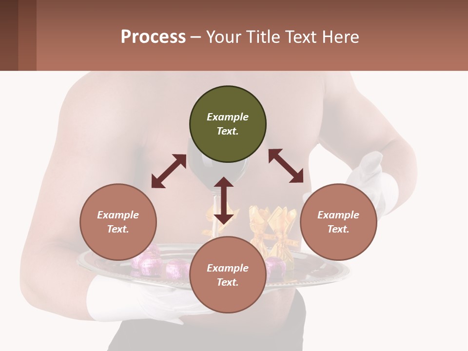 Man Waiter Beautiful PowerPoint Template