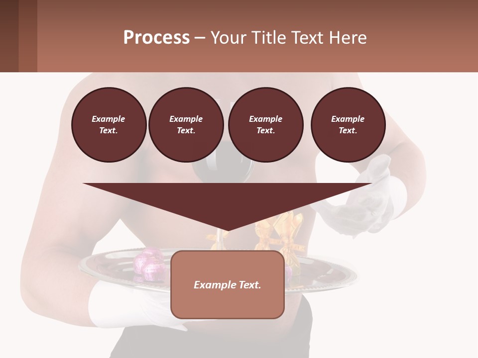 Man Waiter Beautiful PowerPoint Template