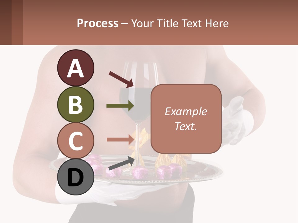 Man Waiter Beautiful PowerPoint Template