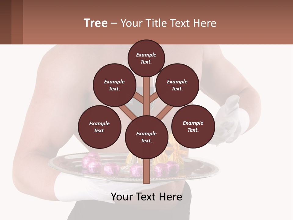 Man Waiter Beautiful PowerPoint Template