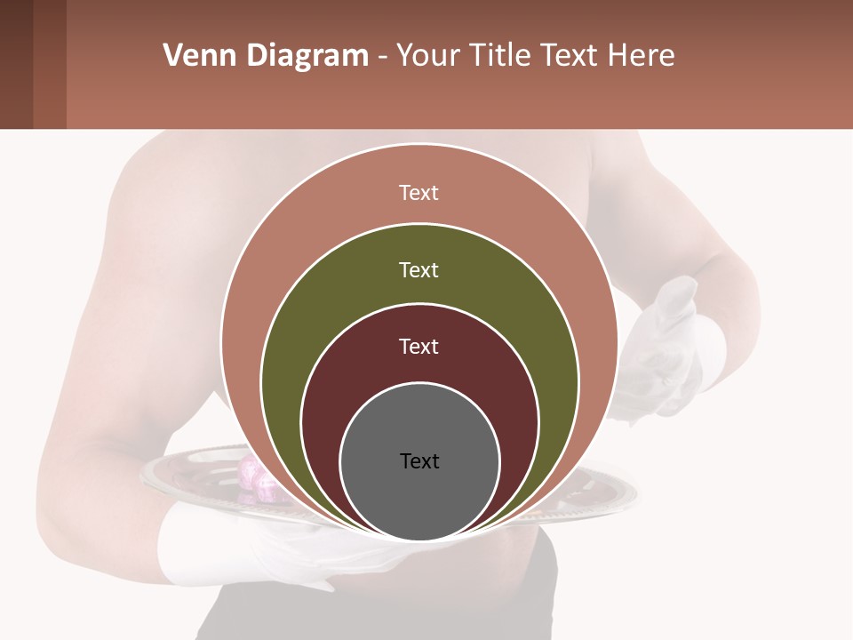 Man Waiter Beautiful PowerPoint Template