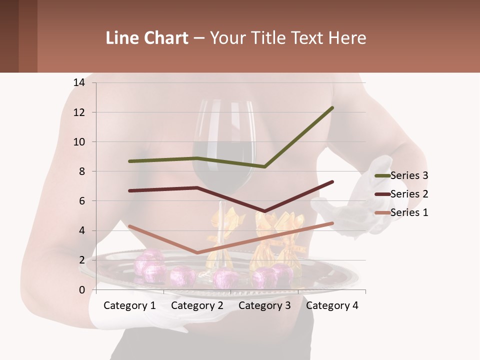 Man Waiter Beautiful PowerPoint Template