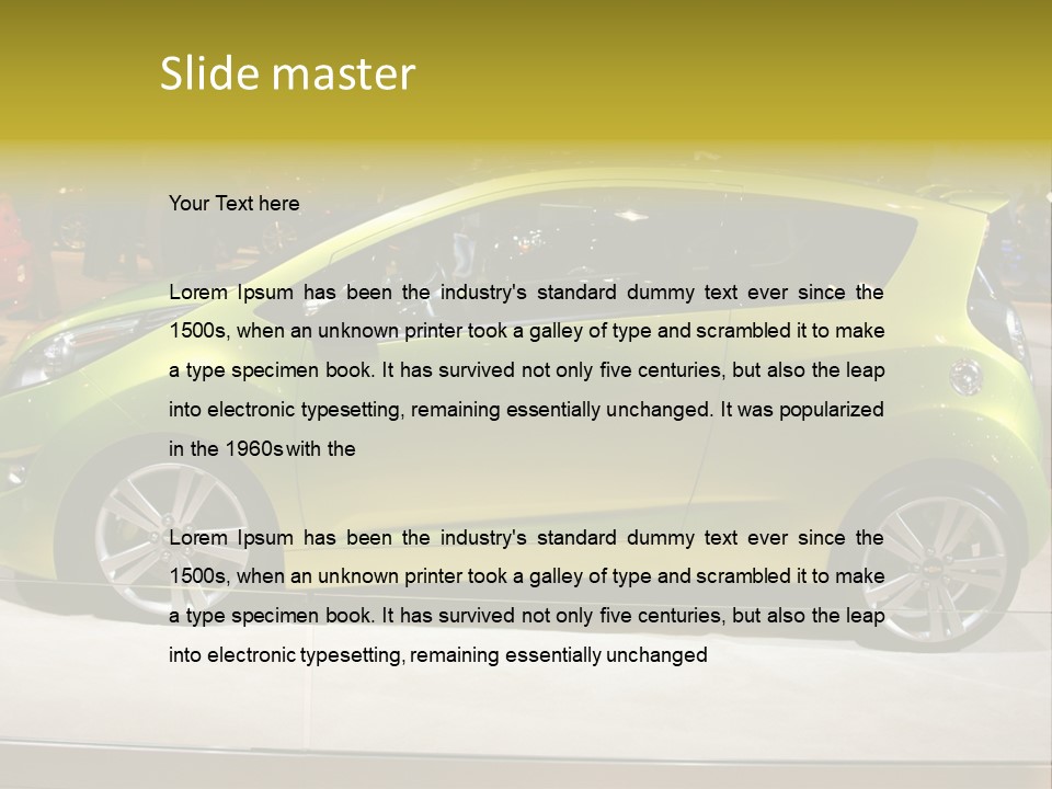 Metal Speed Retro PowerPoint Template