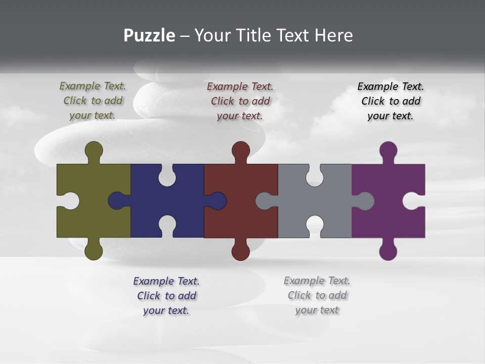 Abstract Purity Sky PowerPoint Template