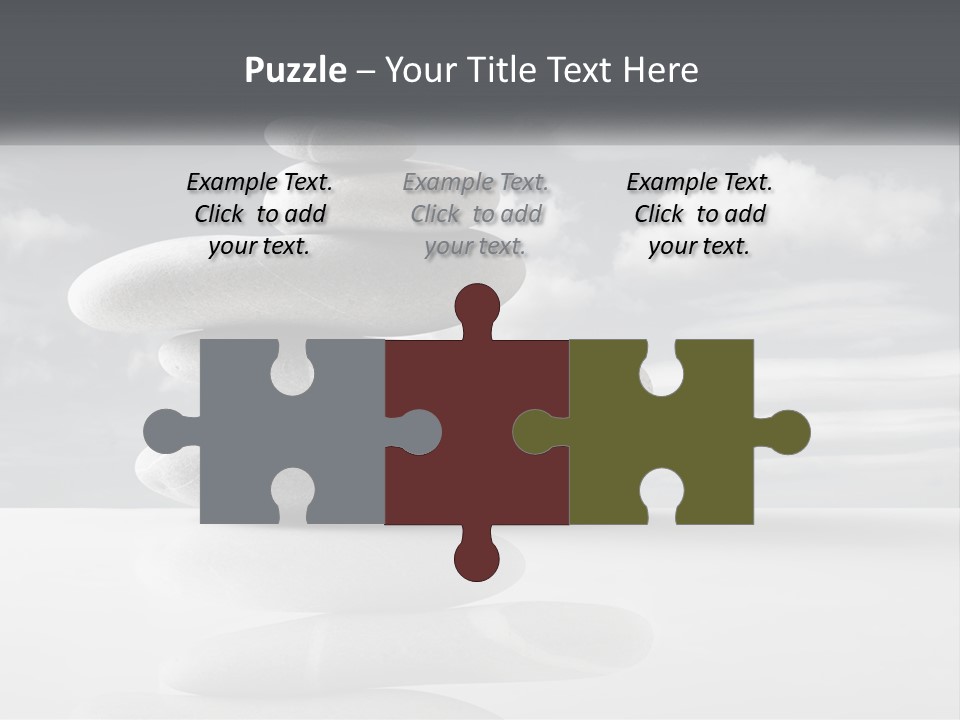 Abstract Purity Sky PowerPoint Template