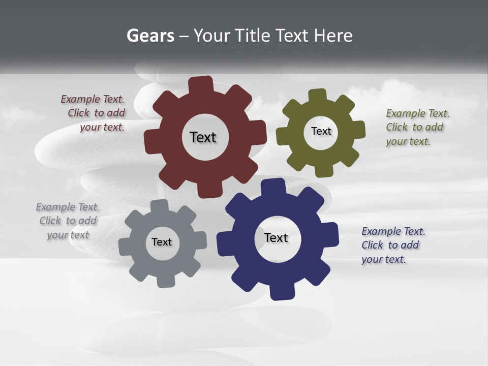 Abstract Purity Sky PowerPoint Template