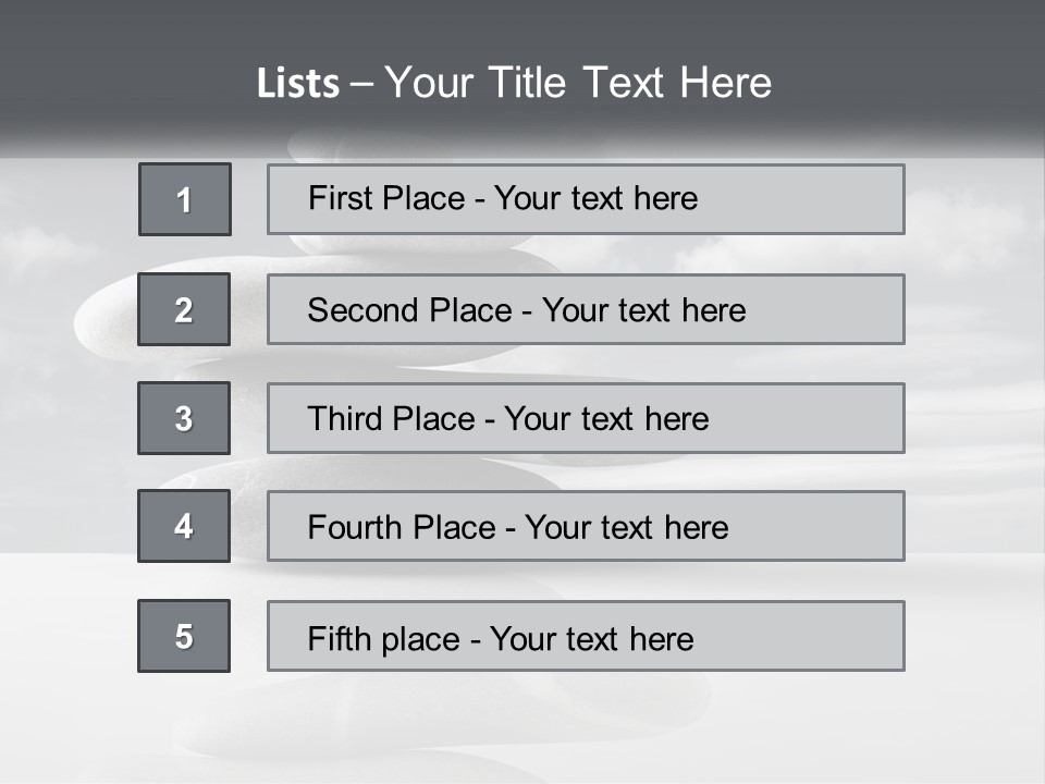 Abstract Purity Sky PowerPoint Template