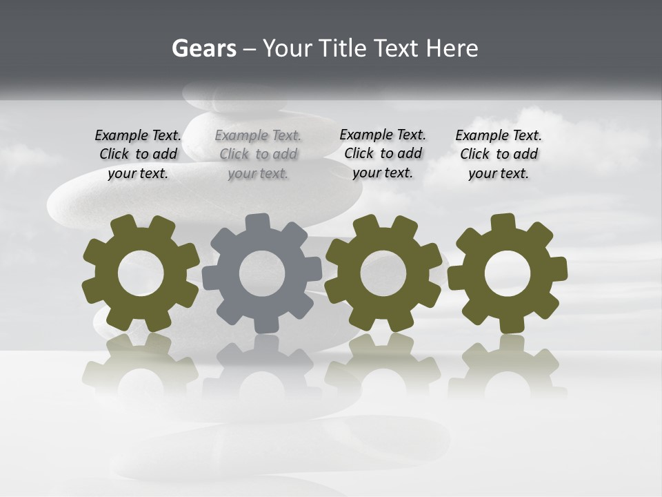 Abstract Purity Sky PowerPoint Template