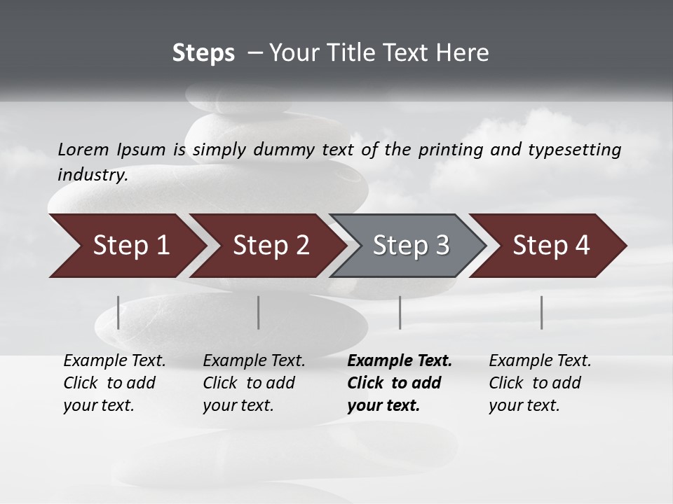 Abstract Purity Sky PowerPoint Template