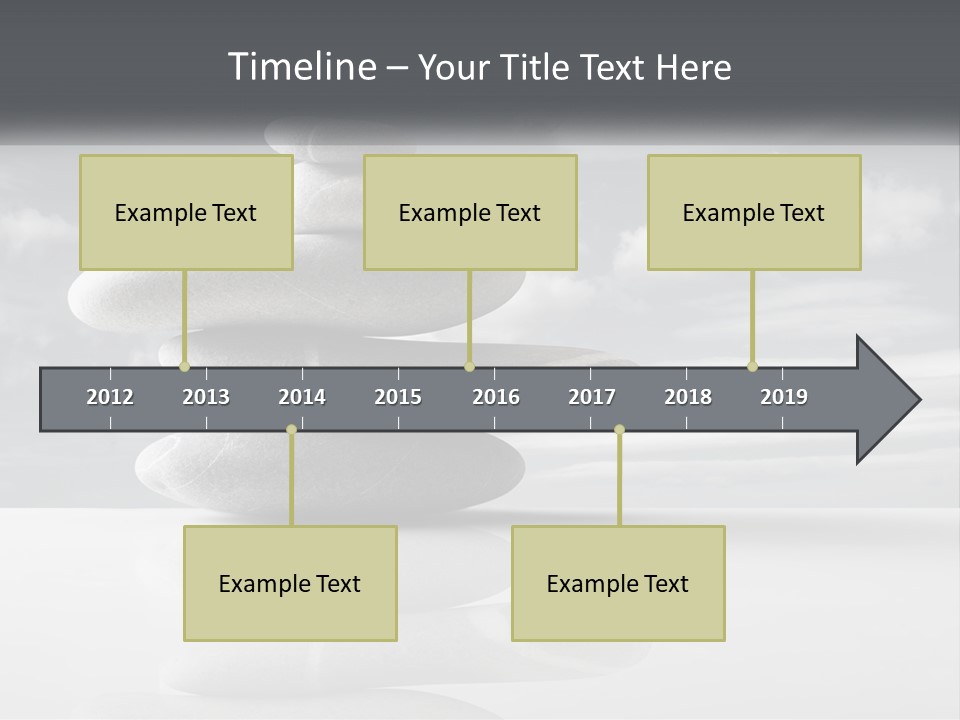 Abstract Purity Sky PowerPoint Template