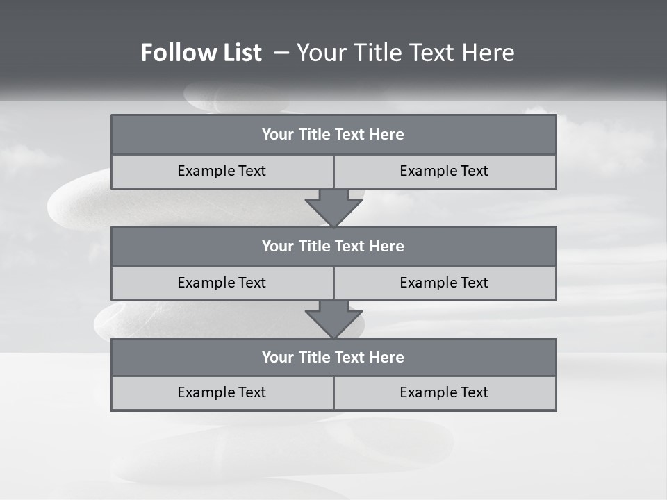 Abstract Purity Sky PowerPoint Template