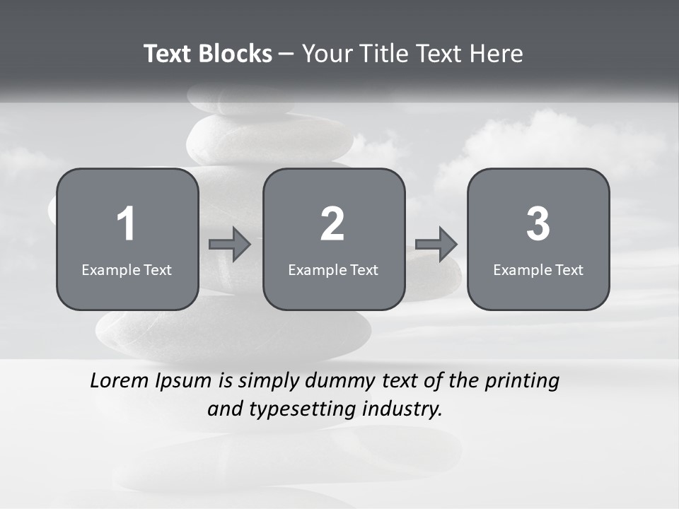 Abstract Purity Sky PowerPoint Template