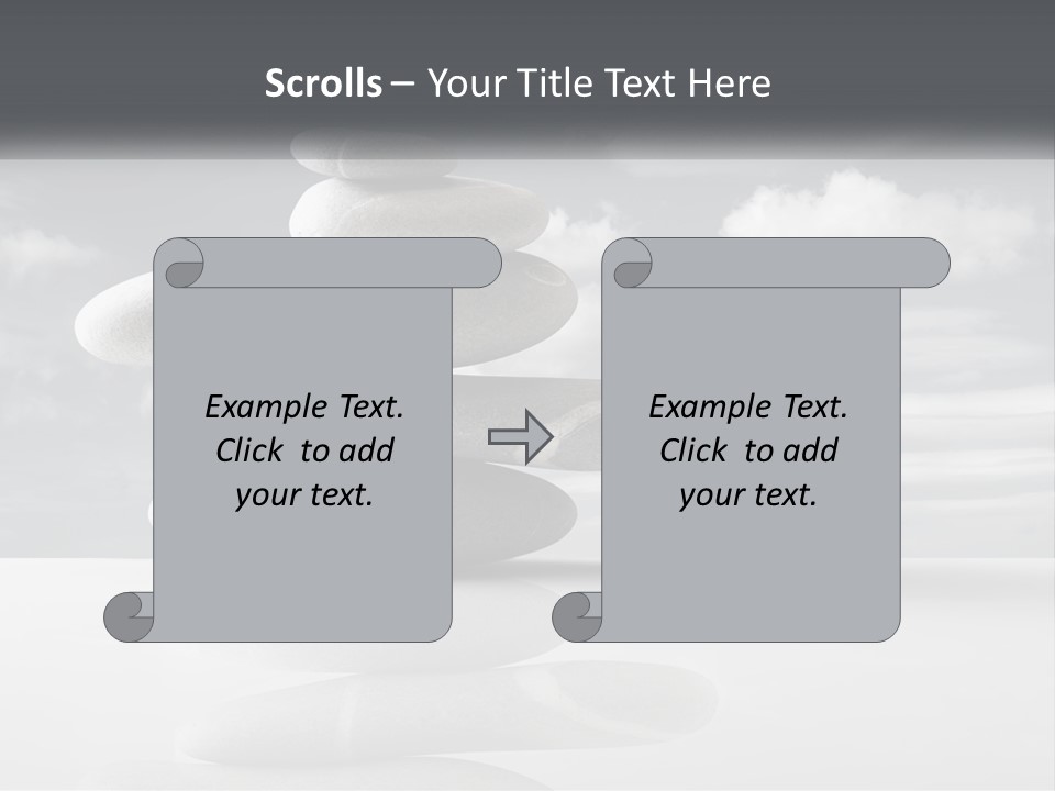 Abstract Purity Sky PowerPoint Template