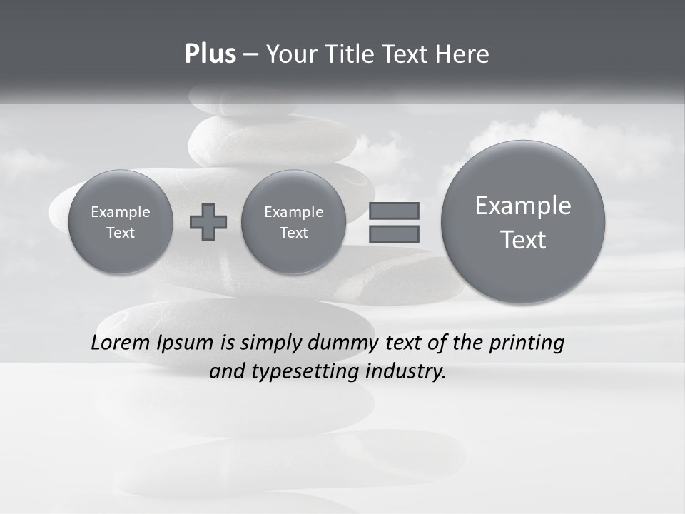 Abstract Purity Sky PowerPoint Template
