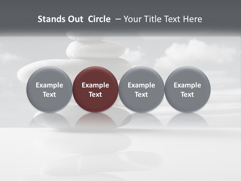 Abstract Purity Sky PowerPoint Template