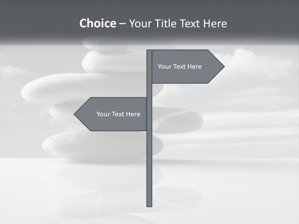 Abstract Purity Sky PowerPoint Template