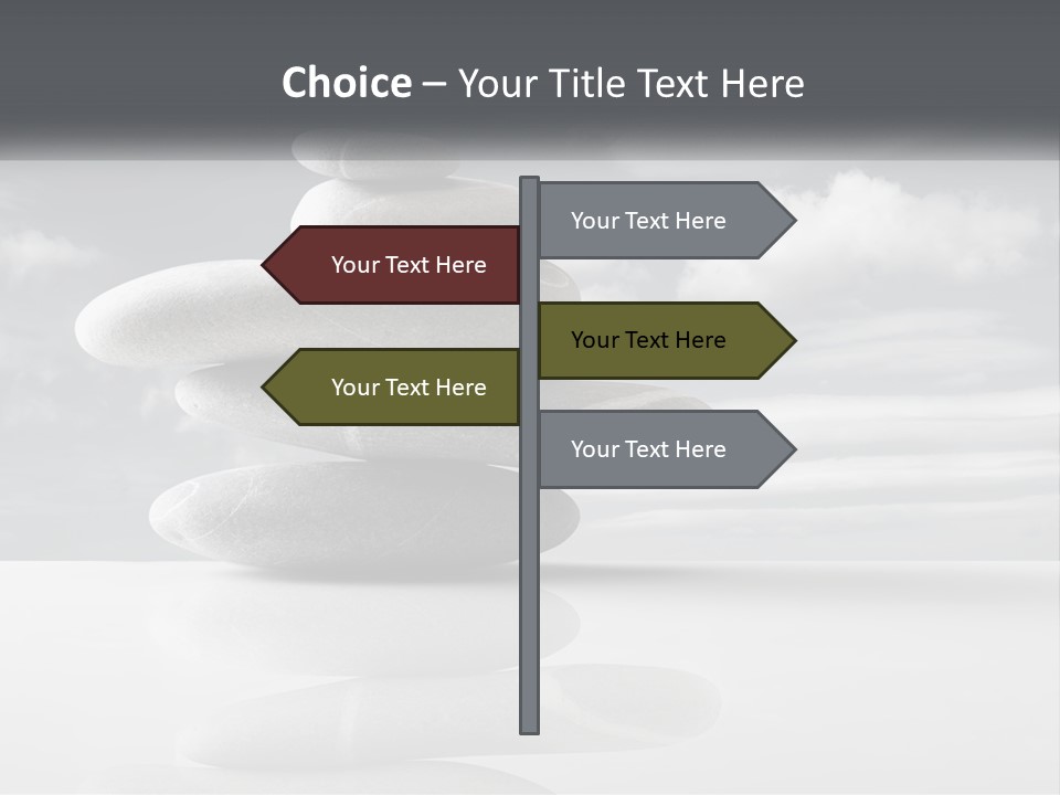Abstract Purity Sky PowerPoint Template