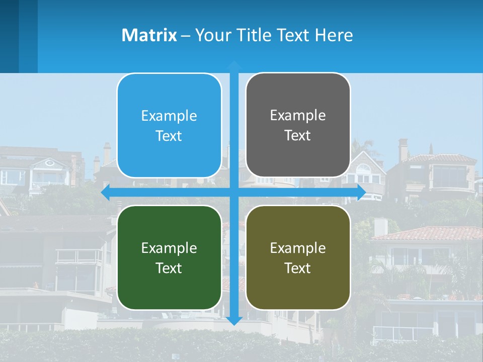 Window Fence Boardwalk PowerPoint Template