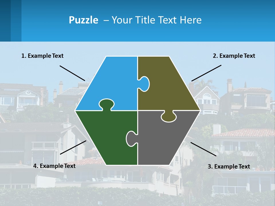 Window Fence Boardwalk PowerPoint Template